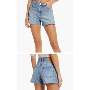 BDG Women´s A Line Denim Cut High Waisted Rip Jeans Shorts Size 29